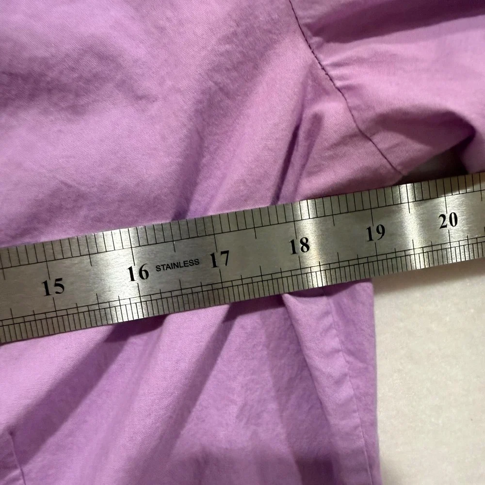 Purple Tulip Butterfly Button Up Shirt Y2K Women's Fairycore Grandmacore Cotton
